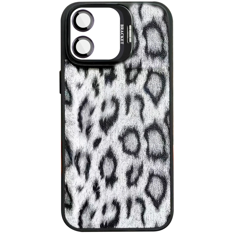 Чохол TPU+PC Wild Leopard with MagSafe and Lens для Apple iPhone 17 (6.3") – Black. Фото 2 з 3