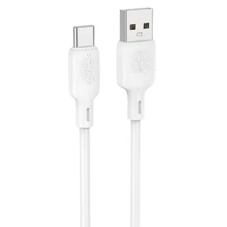 Дата кабель Borofone BX113 Lenny USB to Type-C 3A (1m) — White