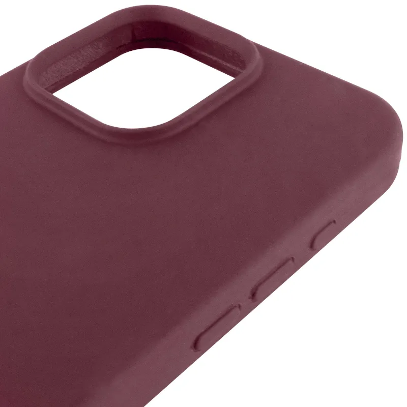 Чехол Silk Full Protective (AA) NO LOGO для Apple iPhone 16 Pro – Бордовый / Plum. Фото 11 из 12