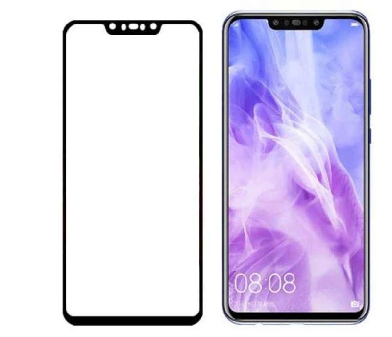 Захисне скло 2.5D CP+ на Huawei P Smart+ (nova 3i) – Чорний. Фото 2 з 2