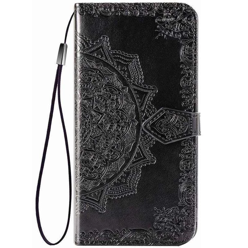 Шкіряний чохол-книжка Art Case з візитницею для Oppo A53 / A32 / A33 – Чорний. Фото 1 з 5