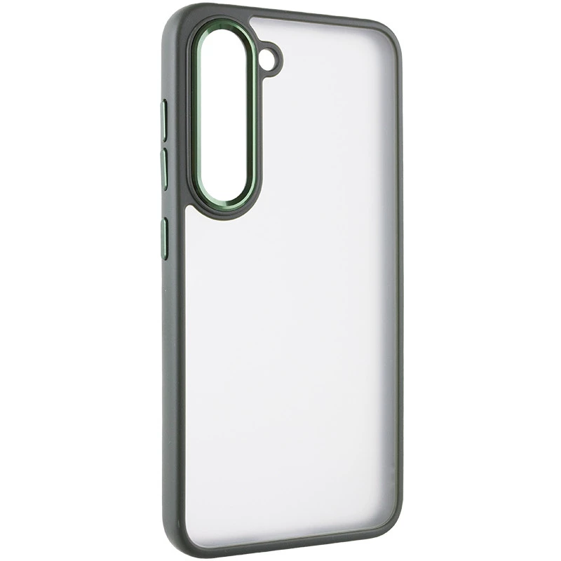 Захистний чохол TPU+PC матовий на Samsung Galaxy S23+ – Dark Green. Фото 3 з 17