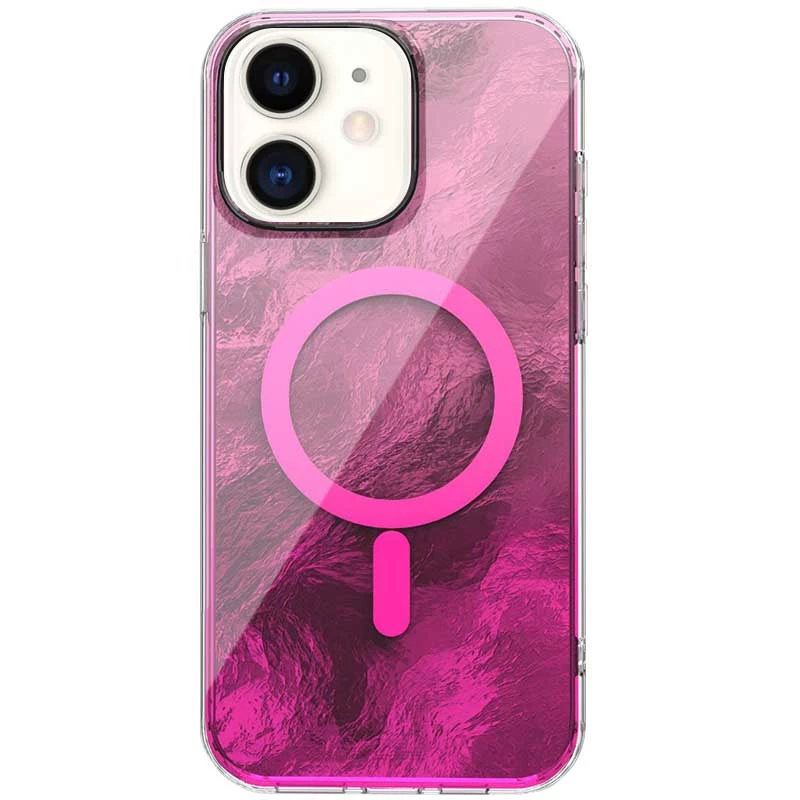 Силиконовый чехол Shiny Mountain (MagFit) для Apple iPhone 11 (6.1") – Pink. Фото 1 из 2