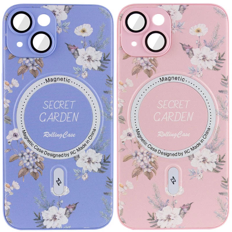 TPU+PC чехол Secret Garden с MagSafe для Apple iPhone 15 (6.1") фото 1 из 3