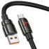Дата кабель Hoco U143 Joy USB to Type-C 5A (1.2m) – Black. Фото 3 з 6