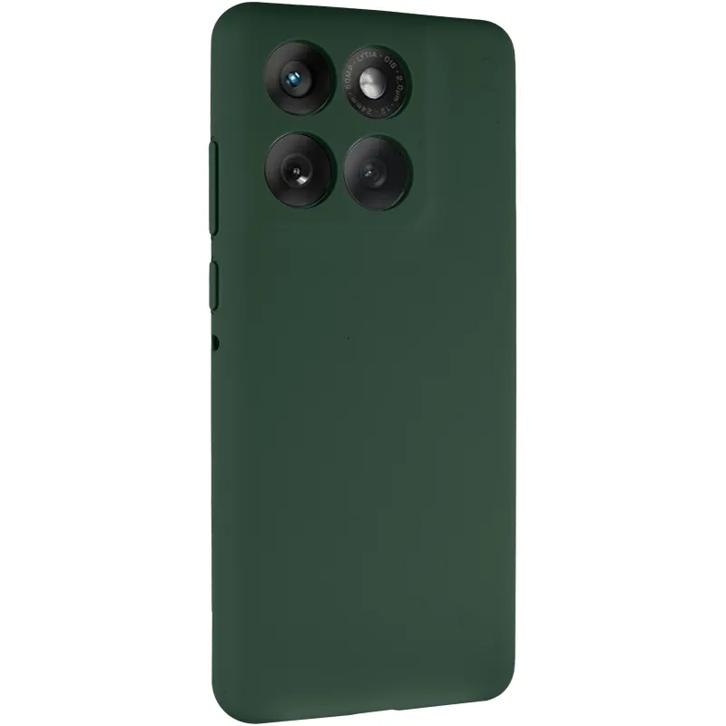 Чохол Silicone Case Lakshmi Premium із закритою камерою для Motorola Edge 60 Fusion – Зелений / Cyprus Green. Фото 2 з 8