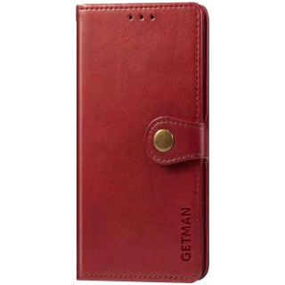 Чохол-книжка GETMAN Gallant  на Samsung Galaxy S21 FE — Червоний
