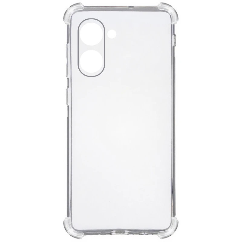 Ультратонкий силіконовий чохол GETMAN з критими бортами та камерою для Realme 10 4G – Безбарвний (прозорий). Фото 11 з 11