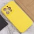 Чехол с закрытым низом Silicone Case для Apple iPhone 16 Pro – Желтый / Yellow. Фото 10 из 13