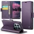 Кожаный чехол-книжка CaseMe Nappa leather для Xiaomi Redmi Note 15 4G/5G (EU) – Purple. Фото 7 из 10
