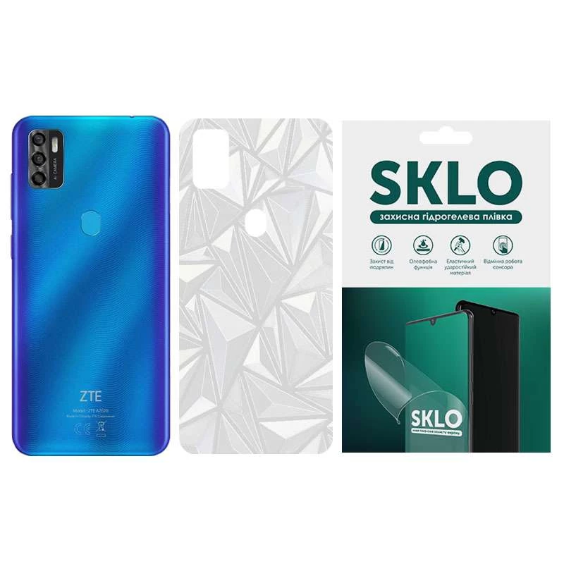 

Защитная плёнка SKLO Back Transparent на тыльную сторону для ZTE Blade 20 Smart (Прозрачный / Diamonds), Прозорий / diamonds