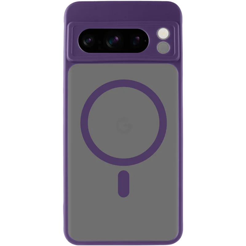 Чехол TPU Bloom with Magnetic Fit для Google Pixel 8 Pro – Purple. Фото 4 из 7