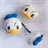 Силіконовий футляр Disney series для навушників AirPods 1/2 + карабін – Дональд Дак/Бело-блакитний. Фото 2 з 6