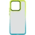 Силиконовый чехол фреш для Xiaomi Redmi Note 13 Pro 4G – Бирюзовый / Лимонный. Фото 4 из 9
