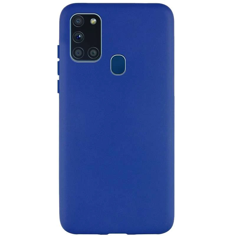 

Кольоровий силіконовий чохол на Samsung Galaxy A21s (Синій)