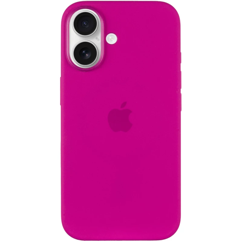 Силіконовий чохол ААА with Magsafe connection для Apple iPhone 16 – Fuchsia. Фото 5 з 12
