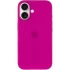 Силіконовий чохол ААА with Magsafe connection для Apple iPhone 16 – Fuchsia. Фото 5 з 12
