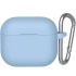 Силиконовый футляр BlueO Liquid silicone для наушников Airpods 4 – Sky Blue. Фото 1 из 1