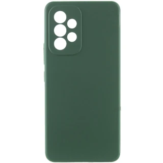 Чехол Silicone Case Lakshmi Premium з закритою камерою на Samsung Galaxy A53 5G — Зеленый / Cyprus Green