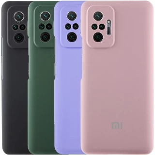Чехол Silicone Case Lakshmi Premium L с закрытой камерой для Xiaomi Redmi Note 10 Pro Max фото 1 из 3