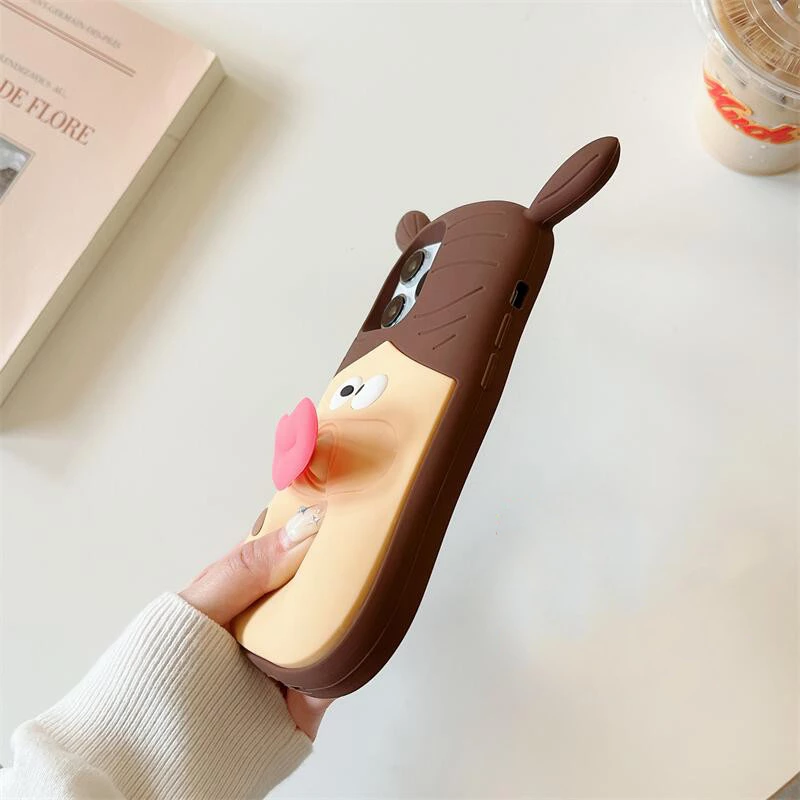 Силіконовий чохол Funny 3D для Apple iPhone 14 Pro (6.1") – He. Фото 6 з 7