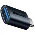 Переходник Baseus Ingenuity Series Mini Type-C to USB 3.1 (ZJJQ000001) – Blue. Фото 1 из 4