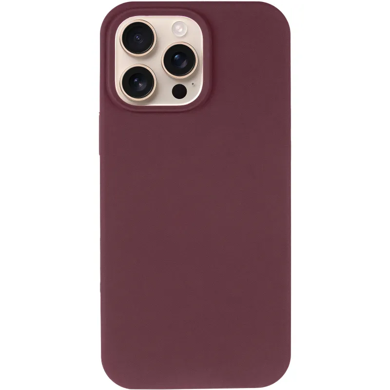Чехол Silk Full Protective (AA) NO LOGO для Apple iPhone 16 Pro Max – Бордовый / Plum. Фото 6 из 12