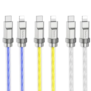 Дата кабель Hoco U113 Solid 20W Type-C to Lightning (1m) фото 1 з 1