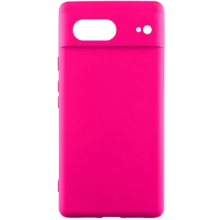 Чохол Silicone Case Lakshmi Premium із закритою камерою для Google Pixel 7 — Рожевий / Barbie pink