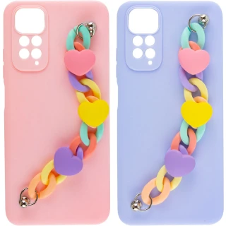 Чехол Heart с цепочкой для Xiaomi Redmi Note 11 (Global) / Note 11S фото 1 Чехол Heart с цепочкой для Xiaomi Redmi Note 11 (Global) / Note 11S фото 1 из 2