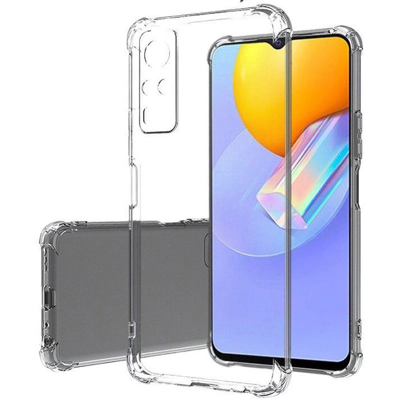 

Ультратонкий силиконовый чехол GETMAN с крытыми бортами та камерою на Vivo Y51a (Бесцветный (прозрачный)), Безбарвний (прозорий)