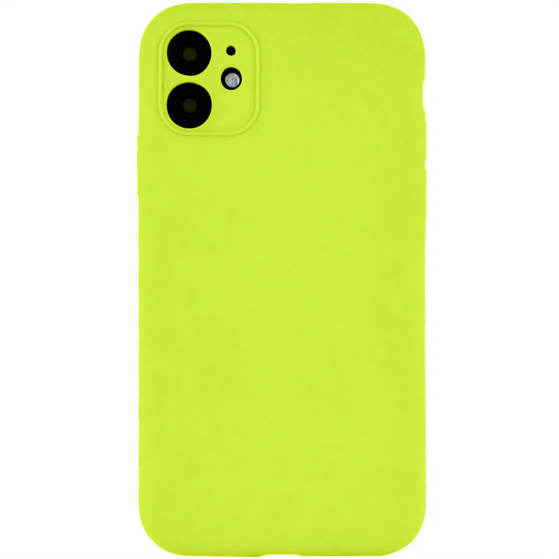 Чохол з захистом камери Silicone Case для Apple iPhone 12 (6.1") – Кислотний / Acid. Фото 1 з 1