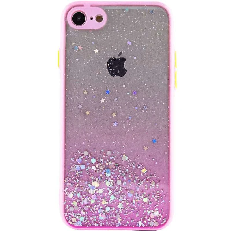 

Чохол з блискітками та захистом камери на Apple iPhone 7 / 8 (4.7") (Рожевий)