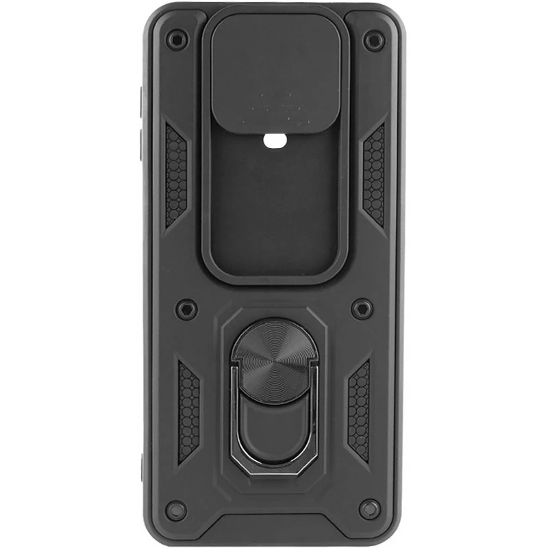 Ударопрочный чехол Ummi Camshield Serge Ring (in box) для Xiaomi Redmi Note 9s / Note 9 Pro / Note 9 Pro Max – Черный / Black. Фото 2 из 3