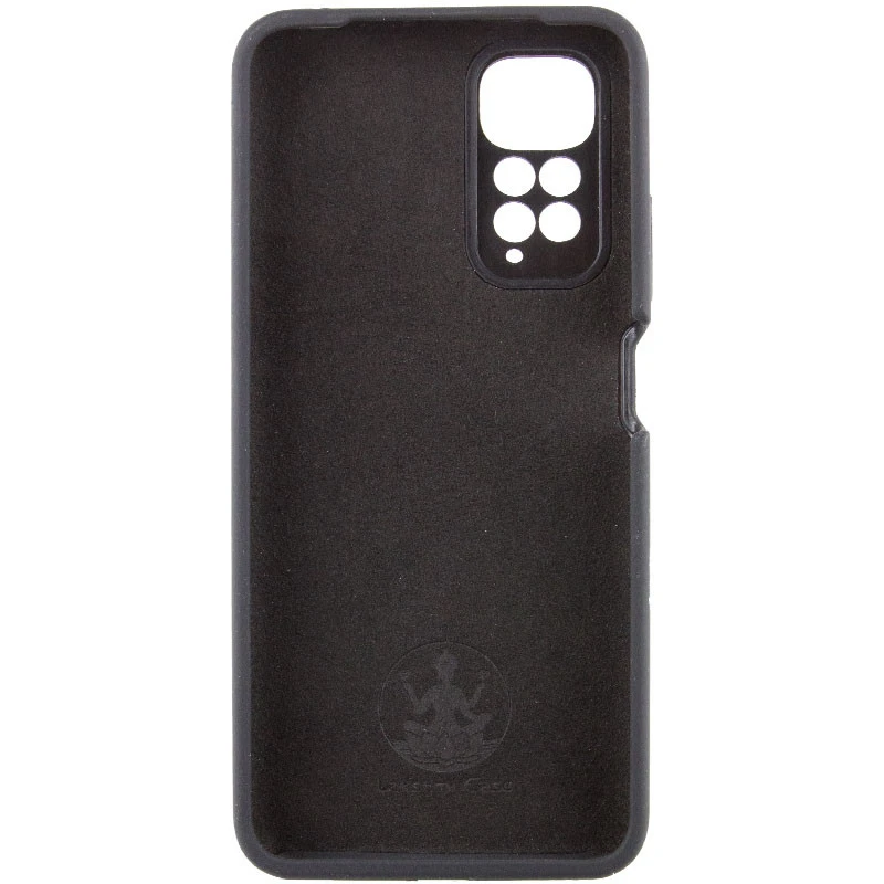 Чохол Silicone Case Lakshmi Premium із закритою камерою для Xiaomi Redmi Note 11 (Global) / Note 11S – Чорний / Black. Фото 5 з 11