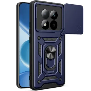 Ударопрочный чехол Ummi Camshield Serge Ring (in box) для Xiaomi Redmi Note 15 Pro 5G — Синий / Navy