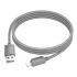 Дата кабель Hoco X113 Beneficio USB to Lightning (1m) – Gray. Фото 2 з 3