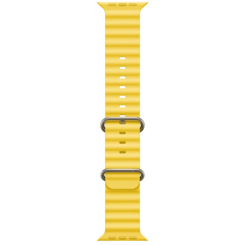 Ремінець Ocean Band для Apple Watch 38/40/41/42mm(ser.10) – Жовтий / Yellow. Фото 4 з 4