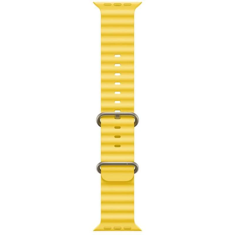 Ремінець Ocean Band для Apple watch 42mm/44mm/45mm/49mm – Жовтий / Yellow. Фото 4 з 4