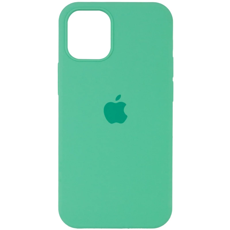 

Чохол Silicone Case з закритим низом на Apple iPhone 16 Pro Max (Зелений / Spearmint)