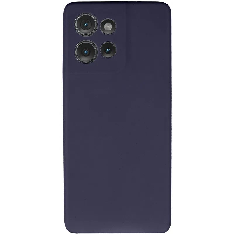 Чехол Silicone Cover Ummi Lakshmi Full Camera (AA) для Motorola Edge 50 Neo – Синий / Midnight blue. Фото 3 из 7