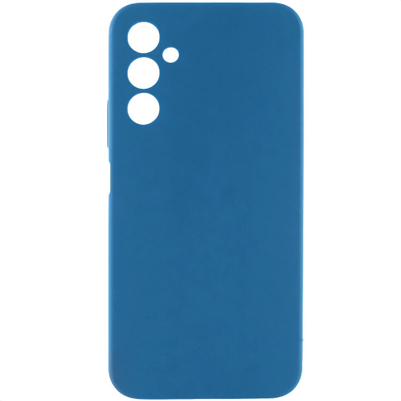 Чохол Silicone Case Lakshmi Premium з закритою камерою на Samsung Galaxy A26 5G – Синій / Denim Blue. Фото 1 з 3