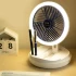 Настільний складний вентилятор Folding Fan 2in1 with Night Light – White. Фото 5 з 7