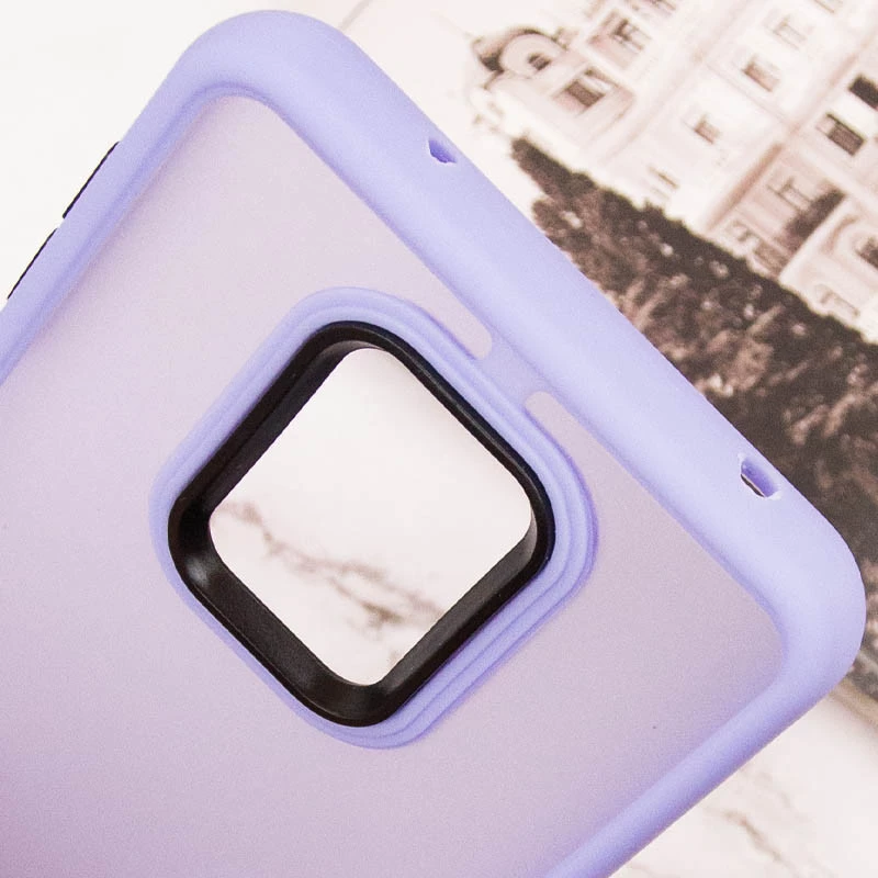 Чохол TPU+PC Lyon Frosted на Xiaomi Redmi Note 9s / Note 9 Pro / Note 9 Pro Max – Purple. Фото 6 з 7