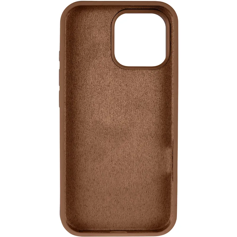 Чехол Silk Full Protective (AA) NO LOGO для Apple iPhone 16 Pro – Коричневый / Brown. Фото 4 из 6