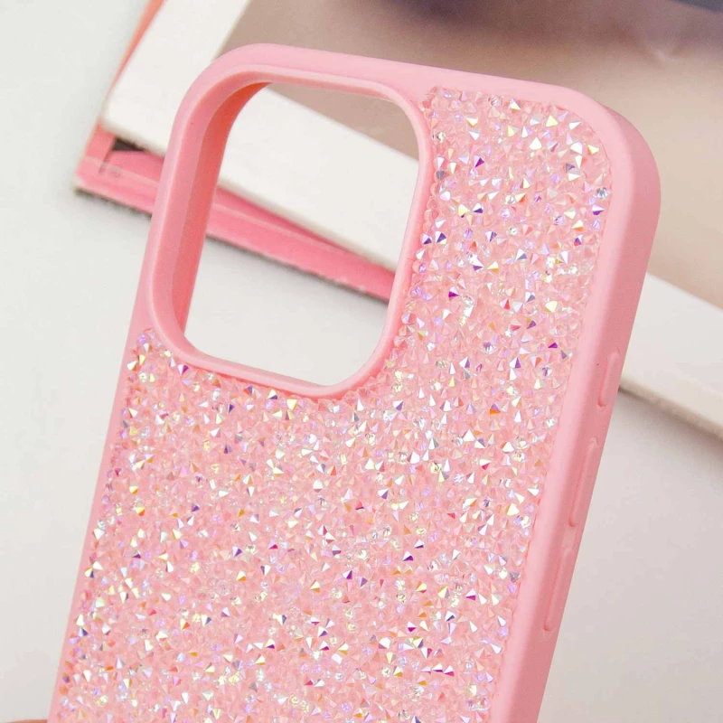 TPU чохол Bling World Rock Diamond на Apple iPhone 12 – Рожевий. Фото 7 з 8