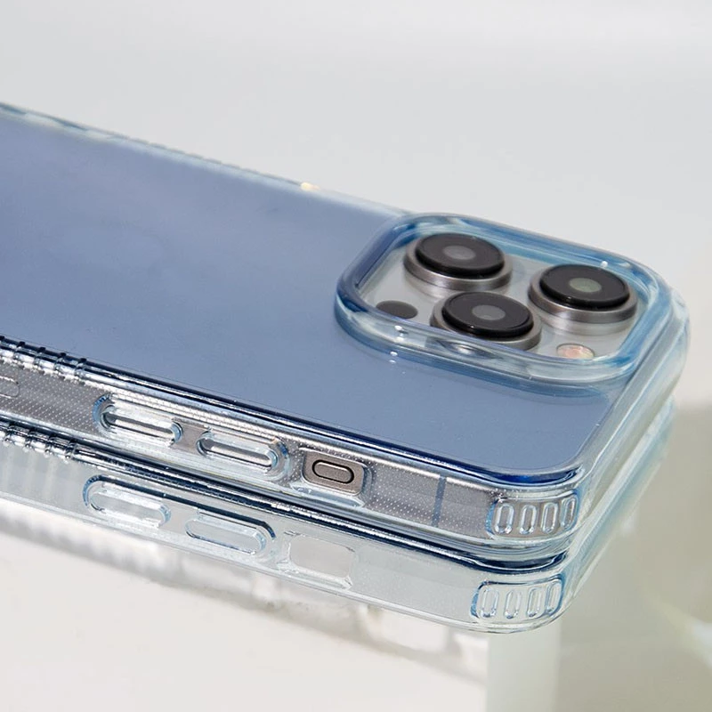 Ребристий силіконовий чохол на Apple iPhone 14 Pro (6.1") – Blue. Фото 4 з 5