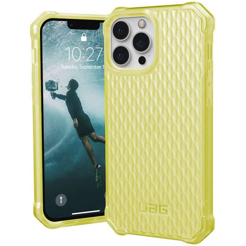 

Силиконовый чехол UAG ESSENTIAL с усиленной защитой углов для Apple iPhone 13 Pro (6.1") (Желтый), Жовтий