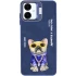 TPU+PC чохол з тваринами для Samsung Galaxy A06 – Blue Dog. Фото 15 з 17
