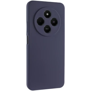 Чохол Silicone Case Lakshmi Plus з закритою камерою на Xiaomi Redmi 14C / Poco C75 — Синій / Midnight Blue